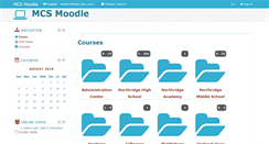 Desktop Screenshot of moodle.mcsin-k12.org